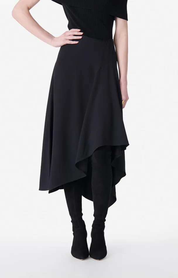 Vanessa Bruno Skirts and Shorts Women Bess Skirt Noir Vanessa Bruno Skirts and Shorts Women Bess Skirt Noir