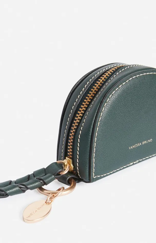 Vanessa Bruno Small Leather Goods Women Lou Coin Purse Vert Sapin Vanessa Bruno Small Leather Goods Women Lou Coin Purse Vert Sapin