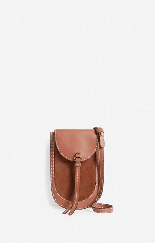 Vanessa Bruno Small Leather Goods Women Lou Phone Pouch Biscuit