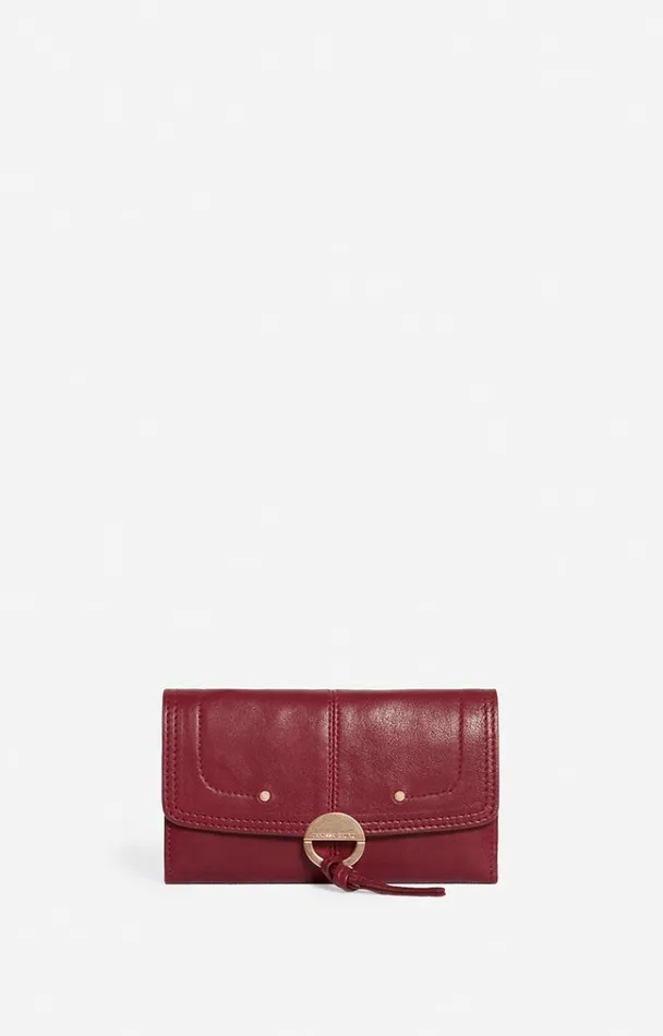 Vanessa Bruno Small Leather Goods Women Othilia Wallet Bordeaux