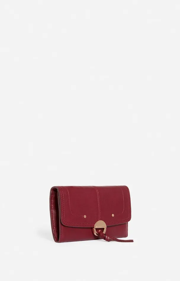 Vanessa Bruno Small Leather Goods Women Othilia Wallet Bordeaux