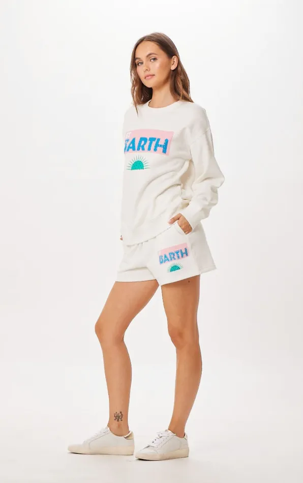 Vintage Havana All Bottoms Women White St Barth Jet Setter Surf Wash Shorts White