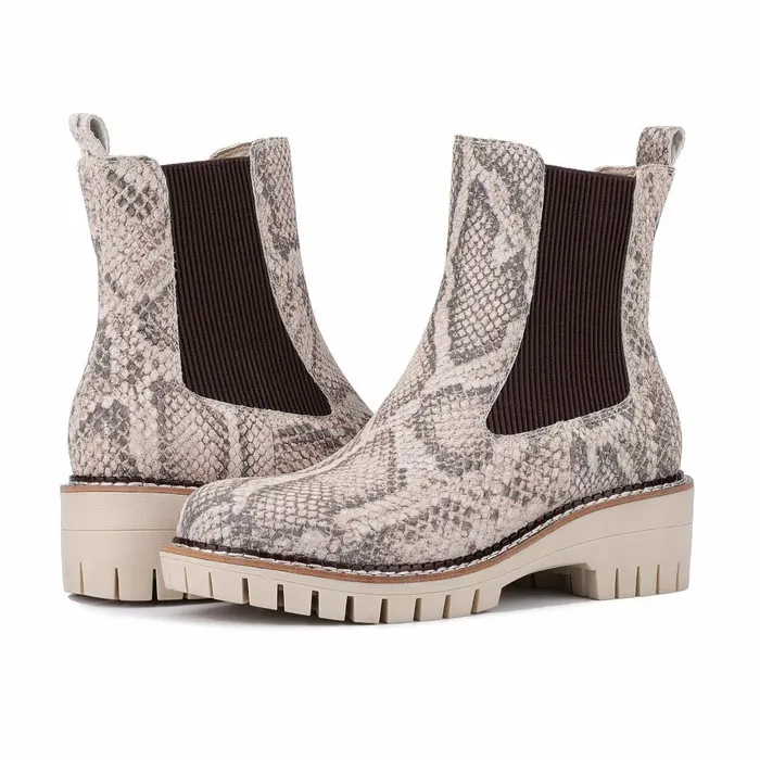 Vintage Havana Boots Booties Women Albany 8211 Snake Snake