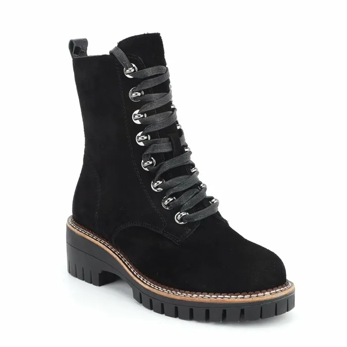 Vintage Havana Boots Booties Women BANKER 8211 BLACK Black