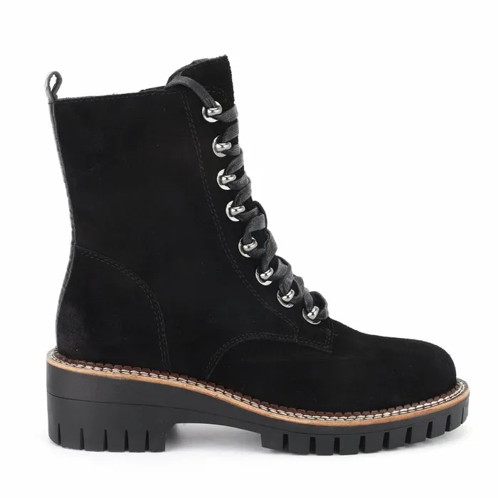 Vintage Havana Boots Booties Women BANKER 8211 BLACK Black
