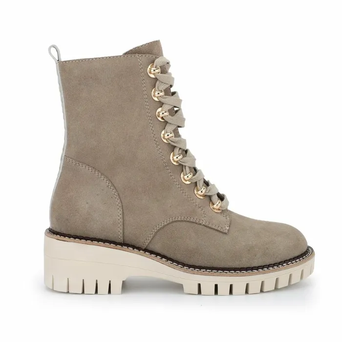 Vintage Havana Boots Booties Women BANKER 8211 TAUPE Taupe