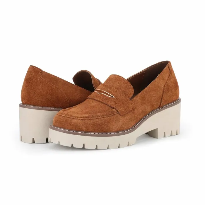 Vintage Havana Boots Booties Women BLAUVELT 8211 COGNAC Cognac