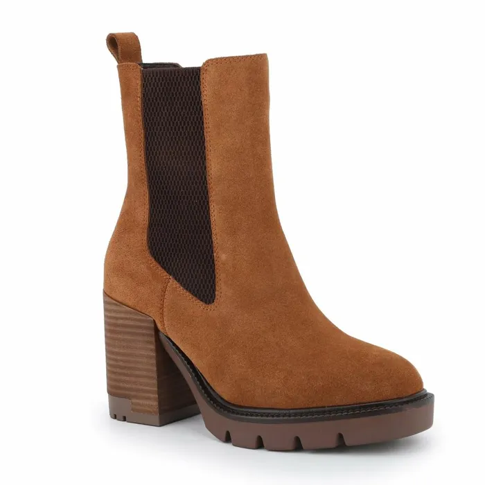 Vintage Havana Boots Booties Women BRAYTON 8211 CHESTNUT Chestnut