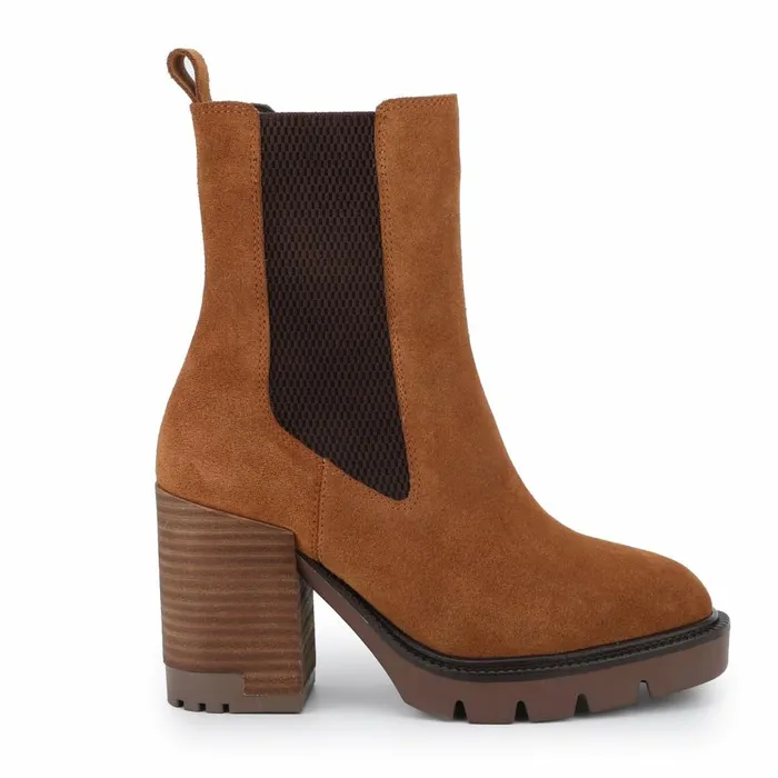 Vintage Havana Boots Booties Women BRAYTON 8211 CHESTNUT Chestnut