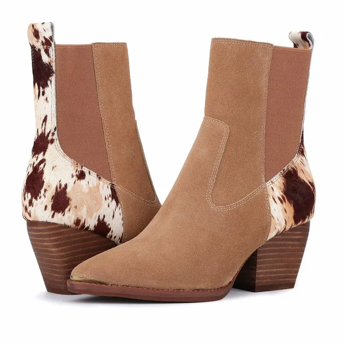 Vintage Havana Boots Booties Women Demarest 8211 Dark Taupe Dark Taupe