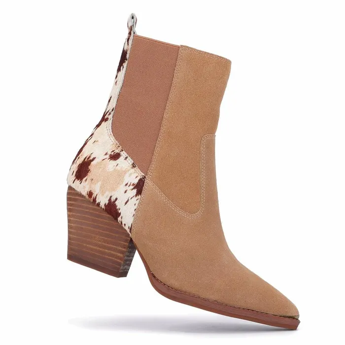 Vintage Havana Boots Booties Women Demarest 8211 Dark Taupe Dark Taupe