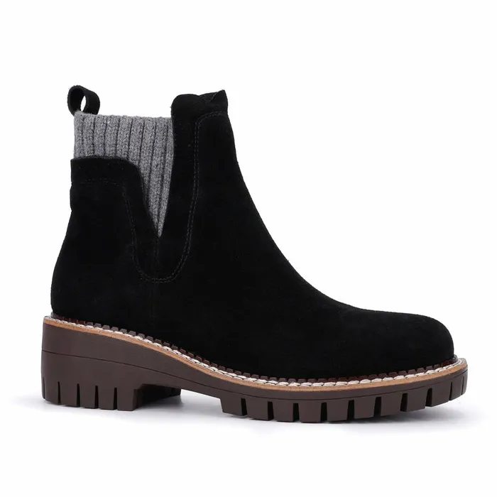 Vintage Havana Boots Booties Women Everett 8211 Black Black