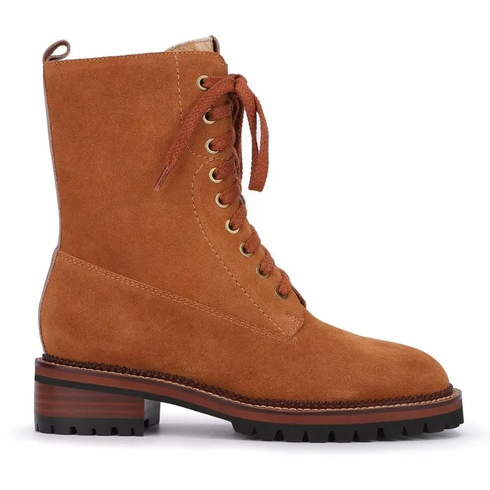 Vintage Havana Boots Booties Women Grove 8211 Cognac Cognac