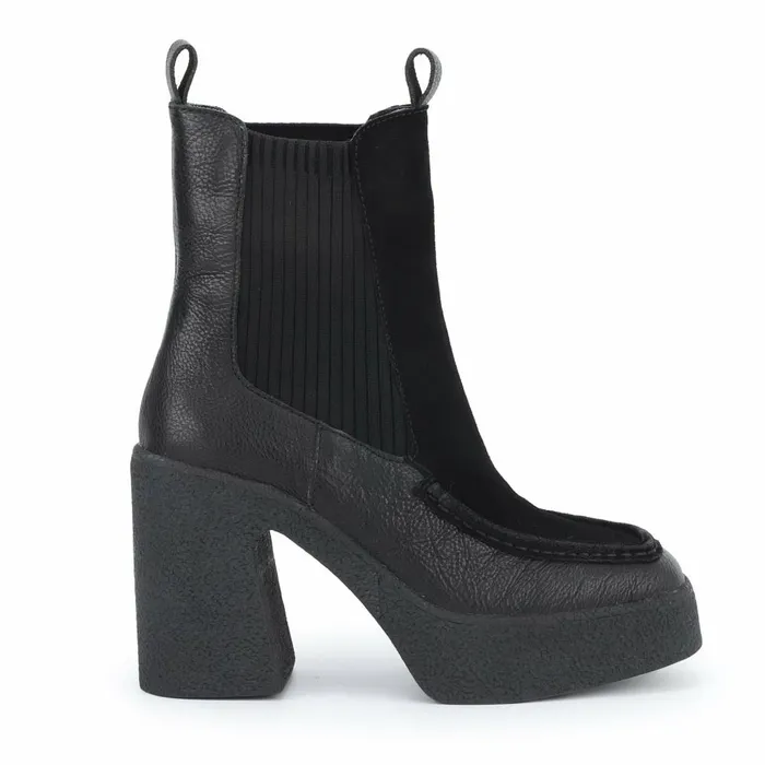 Vintage Havana Boots Booties Women HENRY 8211 BLACK Black