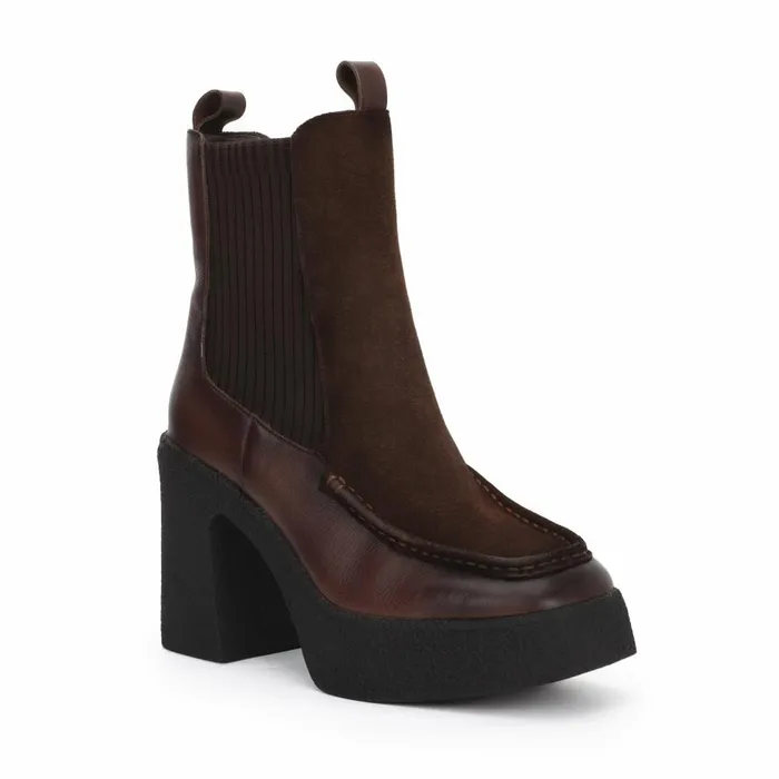 Vintage Havana Boots Booties Women HENRY 8211 BROWN Brown
