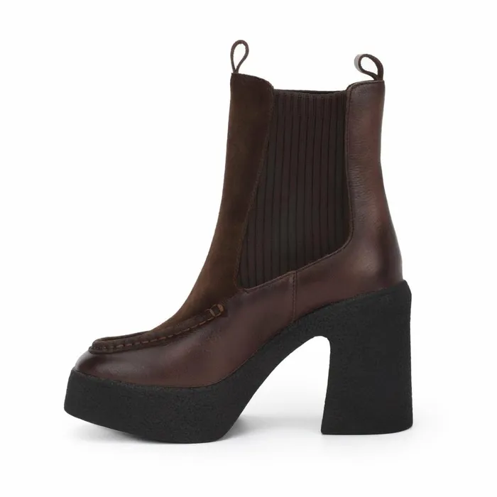 Vintage Havana Boots Booties Women HENRY 8211 BROWN Brown