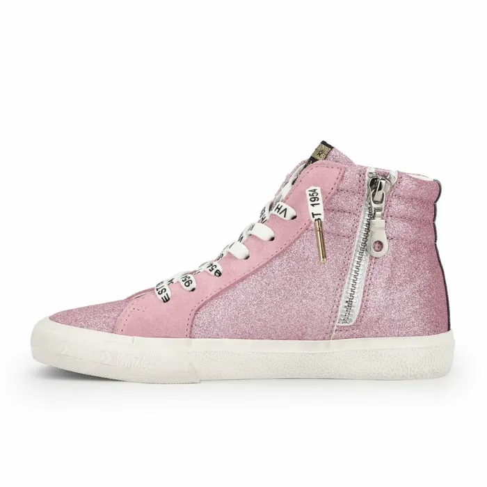 Vintage Havana High Tops Women KIDS WALLY HIGH 8211 PINK GLITTER Pink Glitter Vintage Havana High Tops Women KIDS WALLY HIGH 8211 PINK GLITTER Pink Glitter