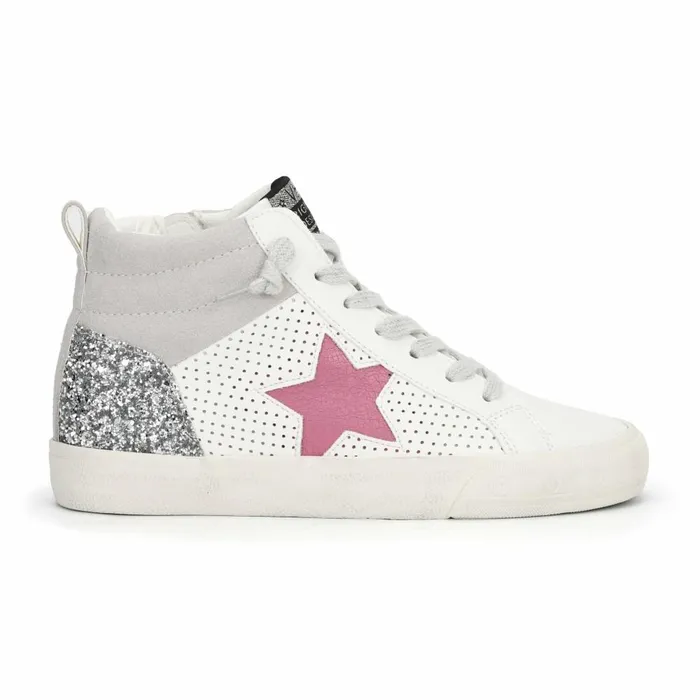 Vintage Havana High Tops Women LESTER 8211 WHITE GREY PINK White Grey Pink Vintage Havana High Tops Women LESTER 8211 WHITE GREY PINK White Grey Pink
