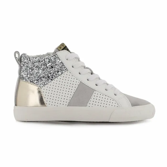 Vintage Havana Kids Sneakers Women KIDS DEDE 8211 WHITE SILVER GOLD White Silver Gold