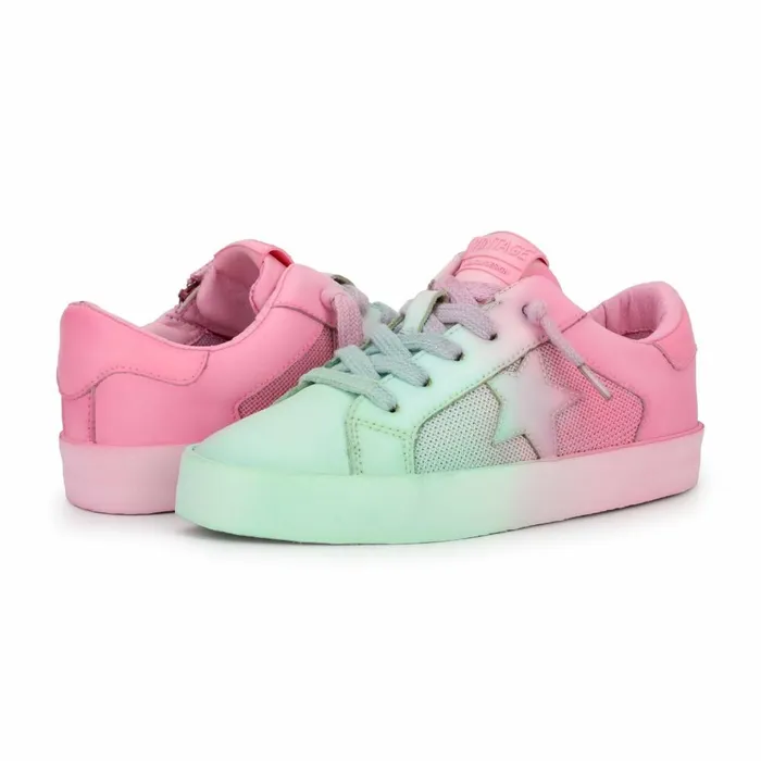 Vintage Havana Kids Sneakers Women KIDS DOUBLE 8211 PINKGREEN Pinkgreen