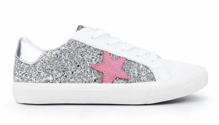 Vintage Havana Kids Sneakers Women KIDS GLORIA 8211 WHITE SILVER PINK White Silver Pink