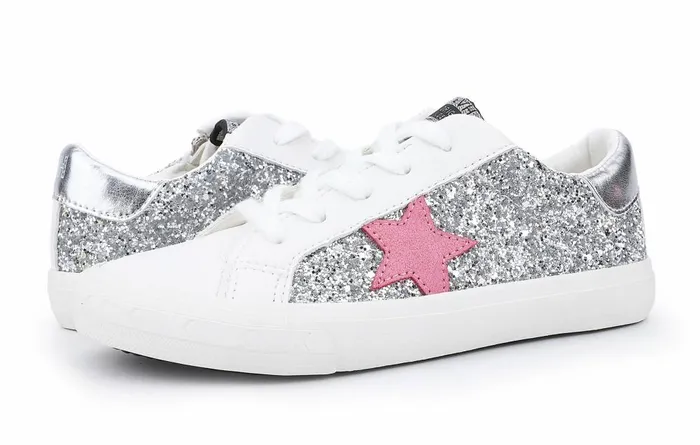 Vintage Havana Kids Sneakers Women KIDS GLORIA 8211 WHITE SILVER PINK White Silver Pink