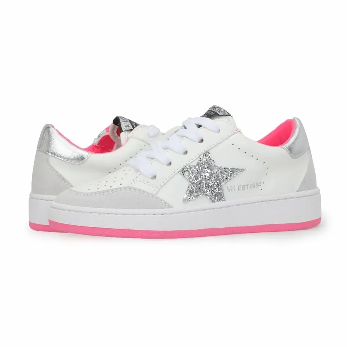 Vintage Havana Kids Sneakers Women KIDS TAYLOR 8211 WHITE PINK SILVER White Pink Silver Vintage Havana Kids Sneakers Women KIDS TAYLOR 8211 WHITE PINK SILVER White Pink Silver
