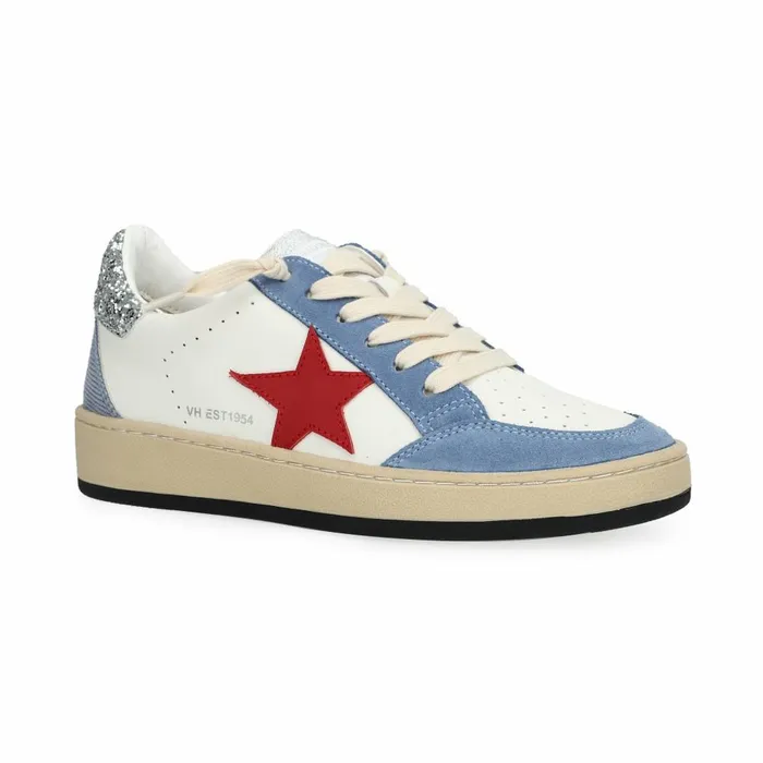 Vintage Havana Low Tops Women DENISSE 25 8211 BLUEREDSILVER GLITTER Blueredsilver Glitter Vintage Havana Low Tops Women DENISSE 25 8211 BLUEREDSILVER GLITTER Blueredsilver Glitter