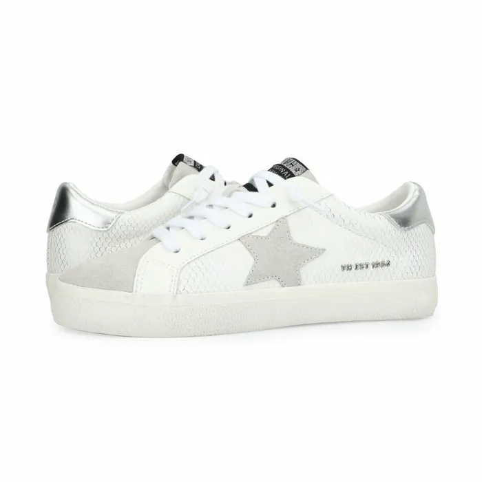 Vintage Havana Low Tops Women FLAIR 38 8211 WHITE SNAKEWASHED SILVER White Snakewashed Silver Vintage Havana Low Tops Women FLAIR 38 8211 WHITE SNAKEWASHED SILVER White Snakewashed Silver