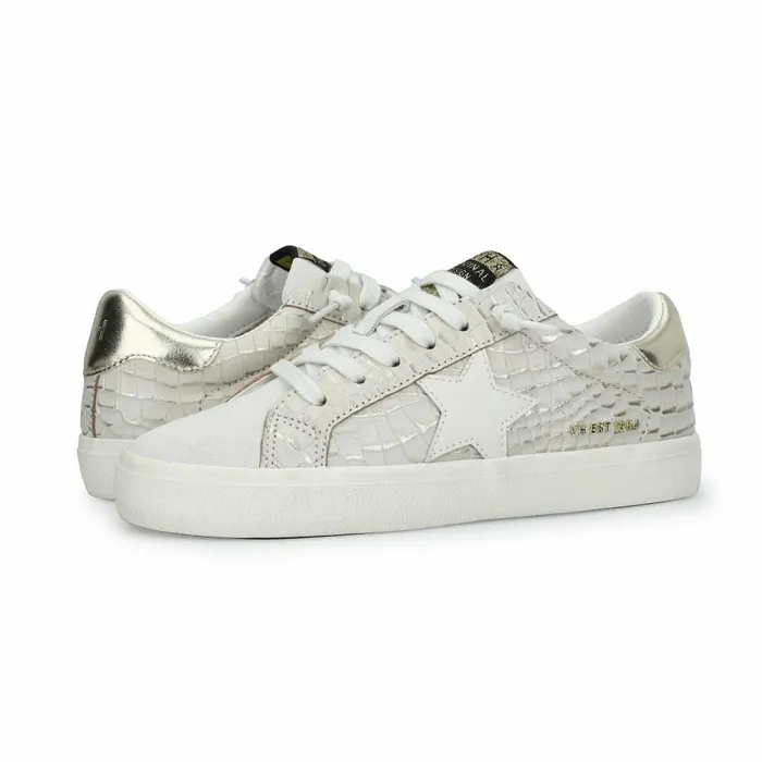 Vintage Havana Low Tops Women FLAIR 39 8211 GOLD CROCO Gold Croco Vintage Havana Low Tops Women FLAIR 39 8211 GOLD CROCO Gold Croco