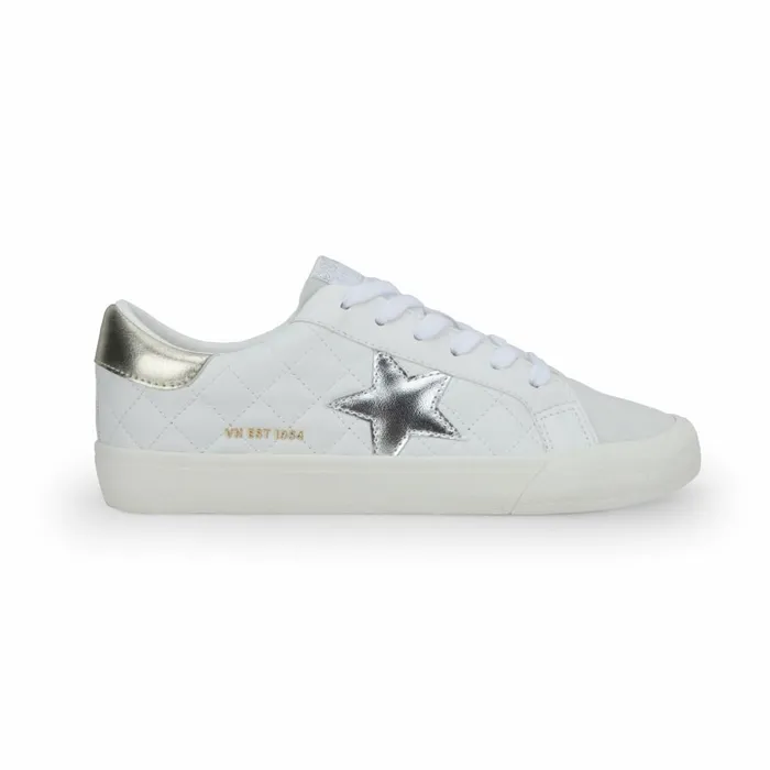 Vintage Havana Low Tops Women GRANDE 8211 WHITE GREY QUILTED White Grey Quilted Vintage Havana Low Tops Women GRANDE 8211 WHITE GREY QUILTED White Grey Quilted