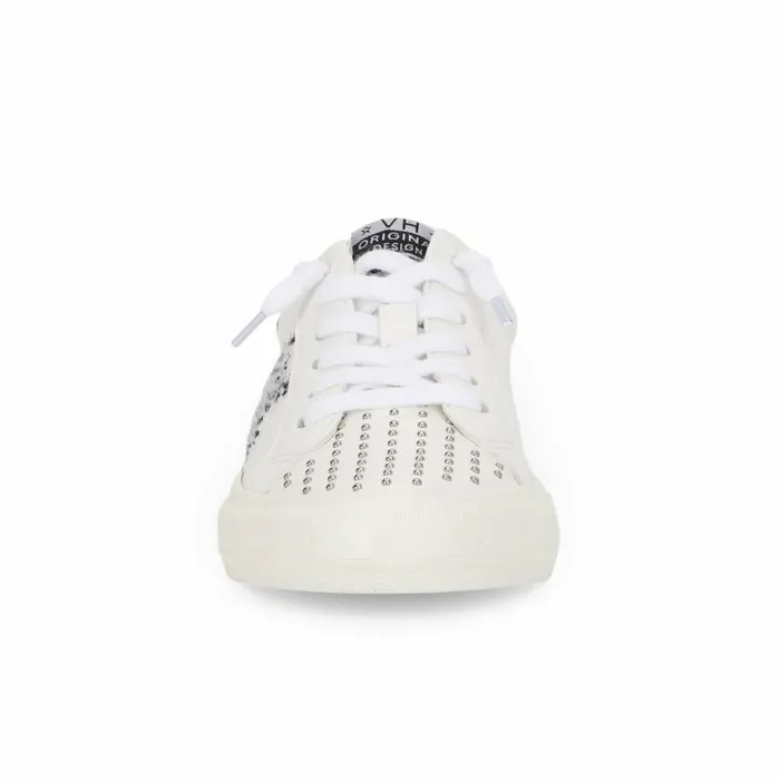 Vintage Havana Low Tops Women GRANDE 8211 WHITE STUDDED CHEETAH MIX White Studded Cheetah Mix