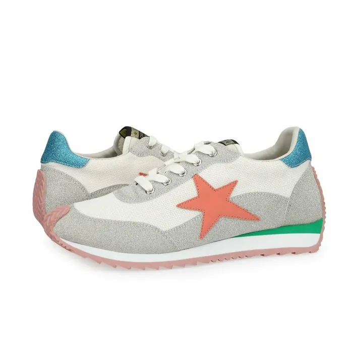 Vintage Havana Low Tops Women SHOOTER 11 8211 SILVER GLITTER PEACH MULTI Silver Glitter Peach Multi Vintage Havana Low Tops Women SHOOTER 11 8211 SILVER GLITTER PEACH MULTI Silver Glitter Peach Multi