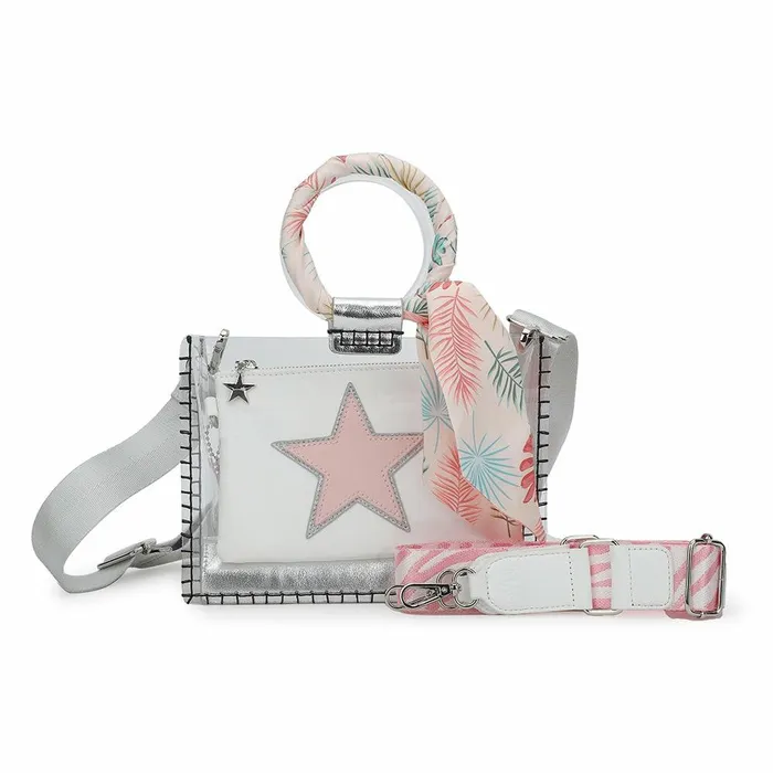 Vintage Havana Small Bags Women MINI MOLLY 8211 SCARF LIGHT PINK