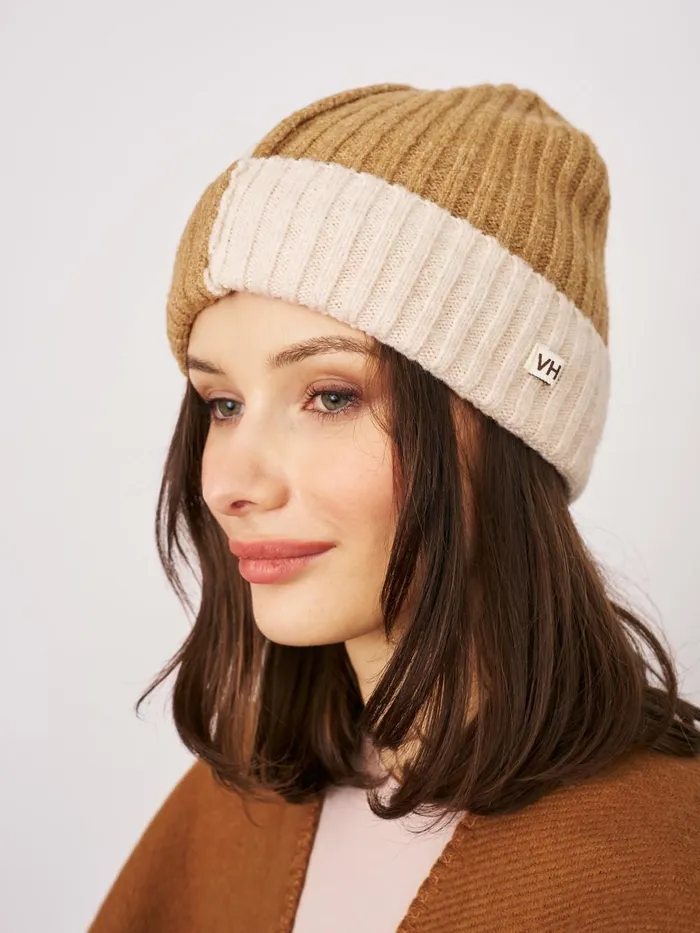 Vintage Havana Winter Hats Women SEAM PATTERN BEANIE 8211 TAN Tan Vintage Havana Winter Hats Women SEAM PATTERN BEANIE 8211 TAN Tan