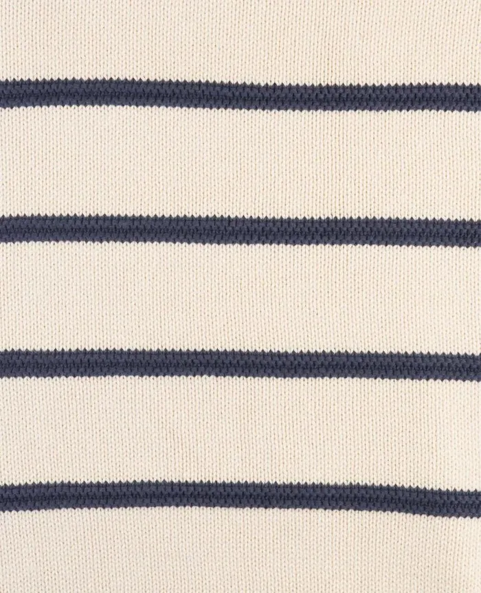 Women039s Bianca II Crew Sweater True Navy Stripe ToadandCo Sweaters