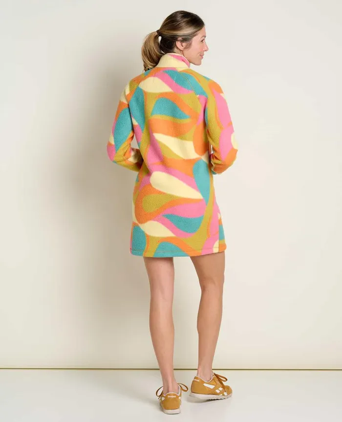 Women039s Campo Fleece 14 Snap Dress Shapes Print ToadandCo Dresses