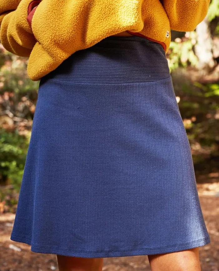 Women039s Chaka Cable Rib Skirt True Navy ToadandCo Skirts and Skorts