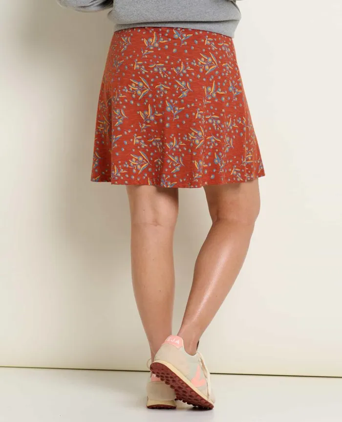 Women039s Chaka Skirt Cinnamon Seedpod Print ToadandCo Skirts and Skorts
