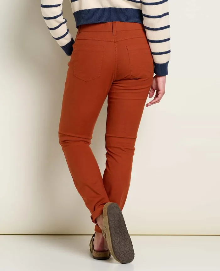 Women039s Earthworks 5 Pocket Skinny Pant Cinnamon ToadandCo Pants