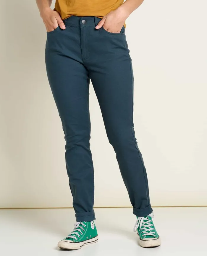 Women039s Earthworks 5 Pocket Skinny Pant Midnight ToadandCo Pants