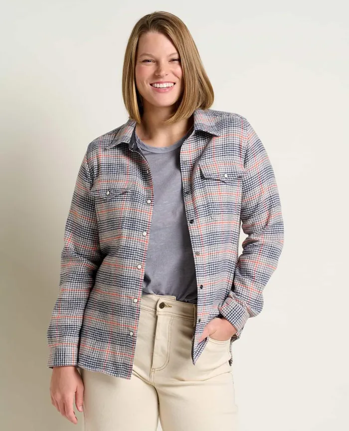 Women039s Folk Yeah Shirt Jacket Storm ToadandCo Tops and TShirts