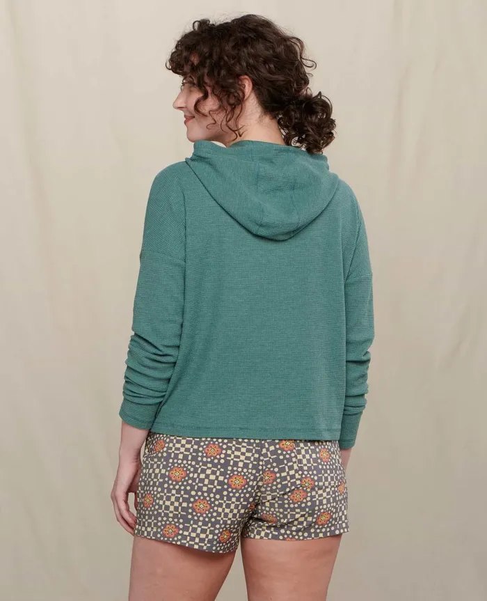 Women039s Foothill Long Sleeve Hoodie Silver Pine ToadandCo Loungewear and Sleep