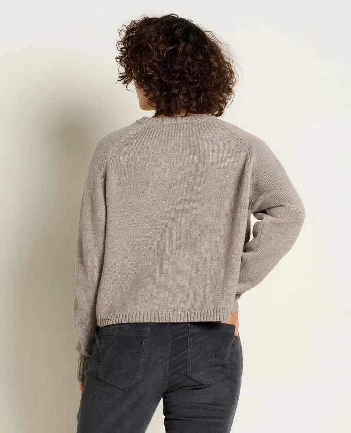 Women039s Foxfern Crew Sweater Dark Chino ToadandCo Sweaters