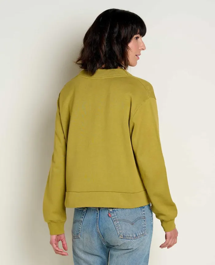 Women039s Hemp Daybreaker Cardigan Green Moss ToadandCo Tops and TShirts