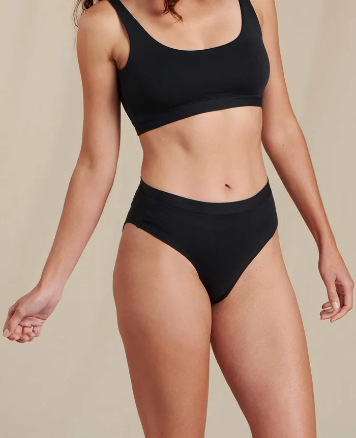 Women039s High Rise Bikini Black ToadandCo Underwear and Accessories