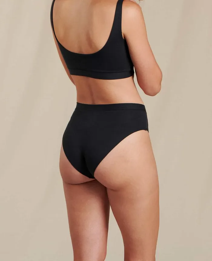 Women039s High Rise Bikini Black ToadandCo Underwear and Accessories