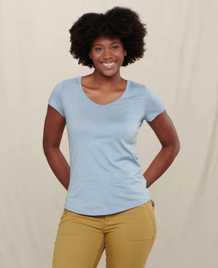 Women039s Marley II Short Sleeve Tee Weathered Blue ToadandCo Tops and TShirts