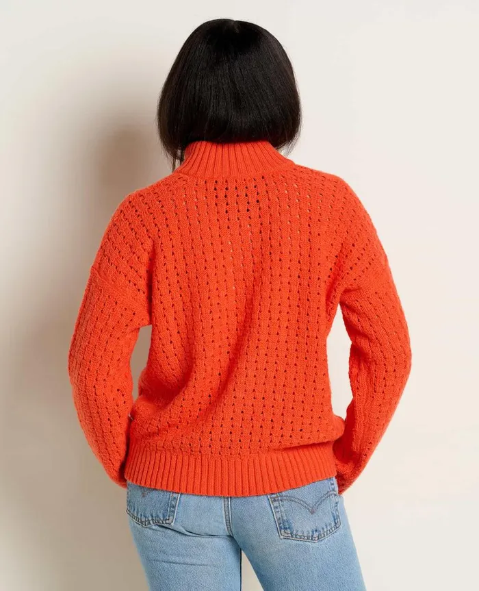 Women039s Moss Point Henley Sweater Grenadine ToadandCo Sweaters