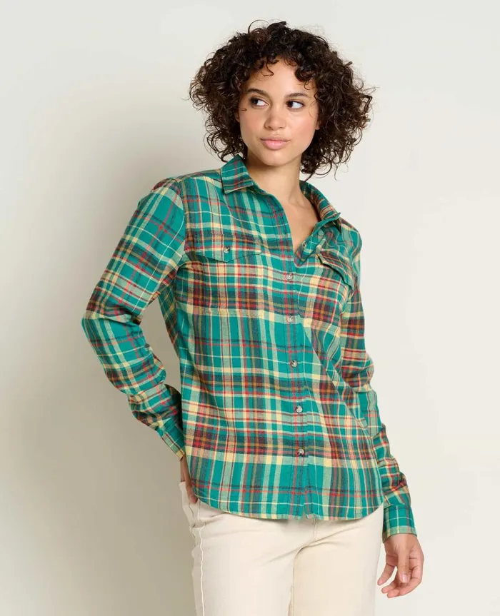 Women039s ReForm Flannel Shirt Cyan ToadandCo Tops and TShirts